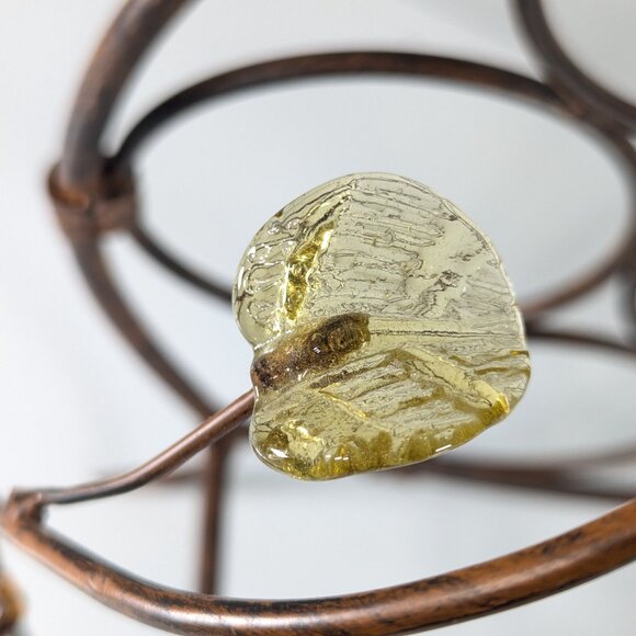 Vintage wrought Iron wine bottle storage rack, portable guest towel shelf - Picture 5 of 7